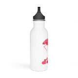 Water Bottle - Baby and Mama Flamingo Design