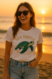 Sea Turtle Sunset Tee
