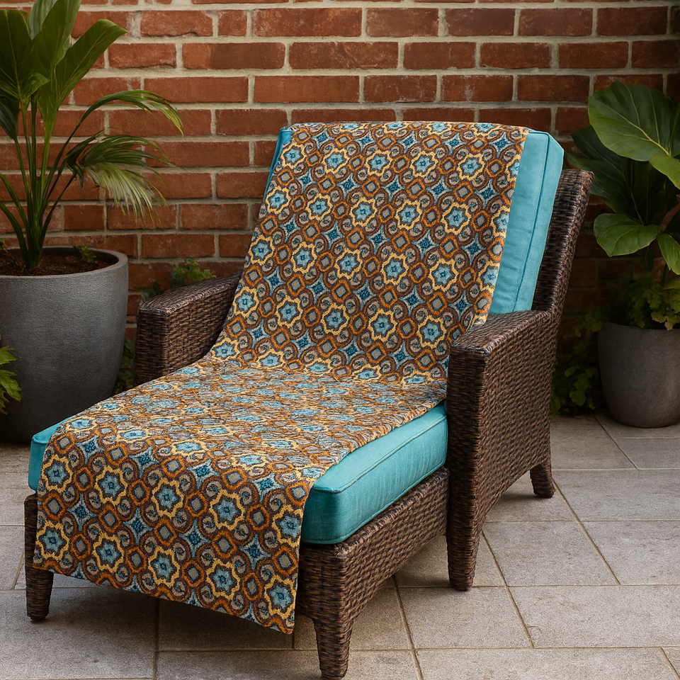 Moroccan Mosaic Beach Towel