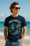 Sea Turtle Sunset Tee