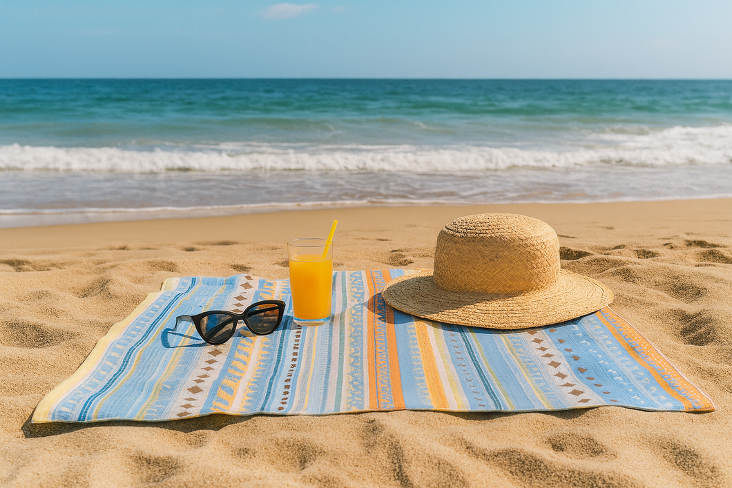 Sunset Beach Towel – Soft, Vibrant & Made for Sunshine Days