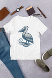Vintage Pelican Graphic Tee – Available in Black, Blue & White