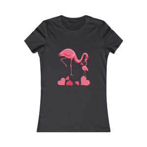 Mama and Baby Flamingo Tee