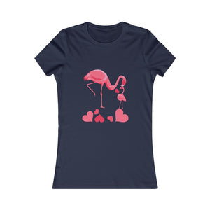 Mama and Baby Flamingo Tee