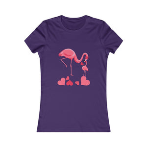 Mama and Baby Flamingo Tee
