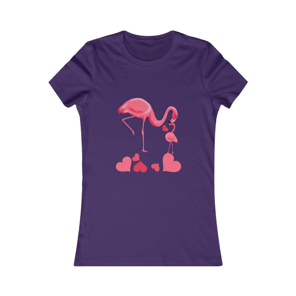 Mama and Baby Flamingo Tee