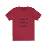 Breathe In. Breathe Out. Namaste.  Short Sleeve Tee