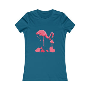 Mama and Baby Flamingo Tee