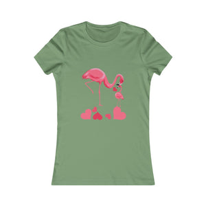 Mama and Baby Flamingo Tee