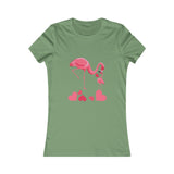 Mama and Baby Flamingo Tee