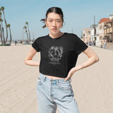 Imagine Peace - Women's Flowy Cropped Tee
