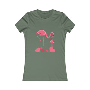 Mama and Baby Flamingo Tee