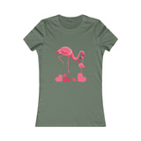Mama and Baby Flamingo Tee