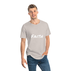 FAITH - Men's Jersey Curved Hem Tee