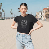 Imagine Peace - Women's Flowy Cropped Tee